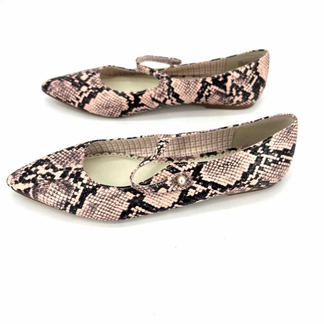 Shoe Size 10 1901 Pink Leather Flats