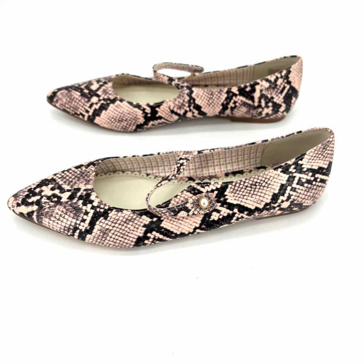 Shoe Size 10 1901 Pink Leather Flats