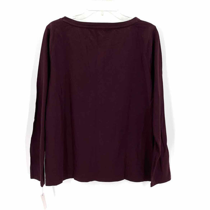 Size L Talbots Burgundy Shirt
