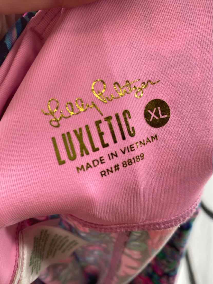 Size XL Lilly Pulitzer Black Print Leggings