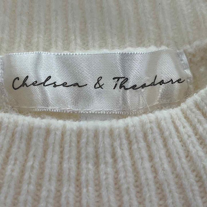 Size S CHELSEA & THEODORE Cream Sweater