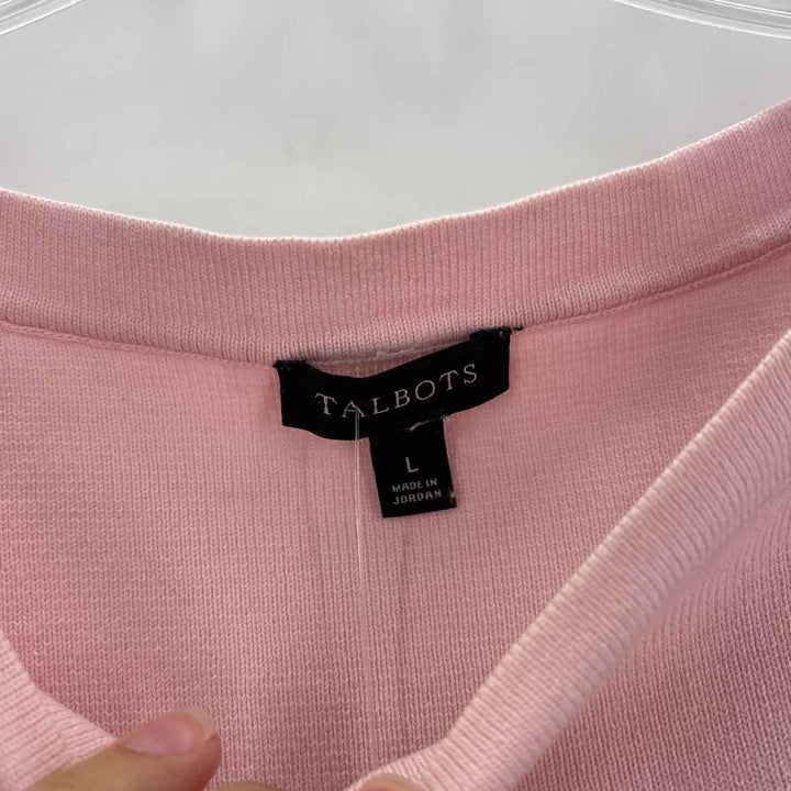 Size L Talbots Pink Sweater