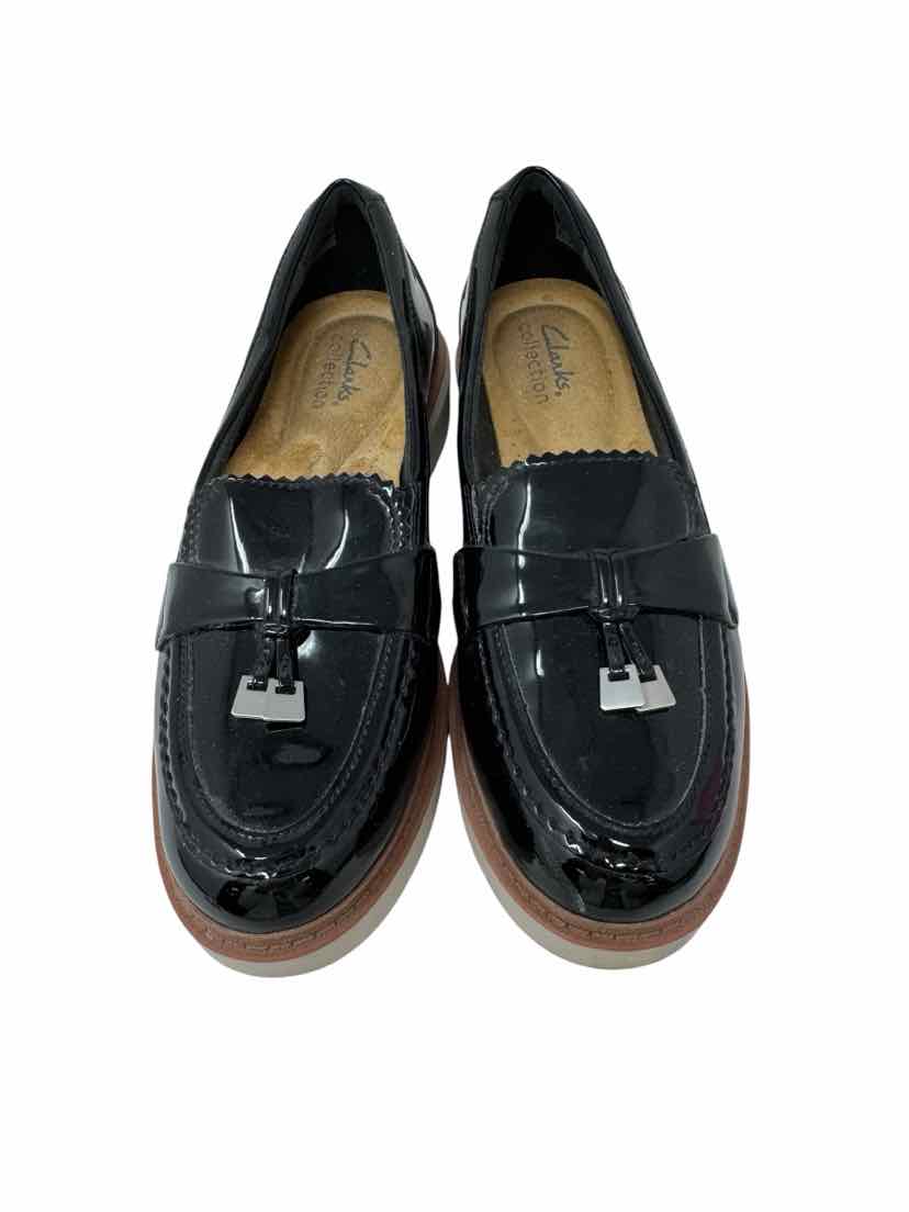 Shoe Size 6.5 CLARKS Black Loafers