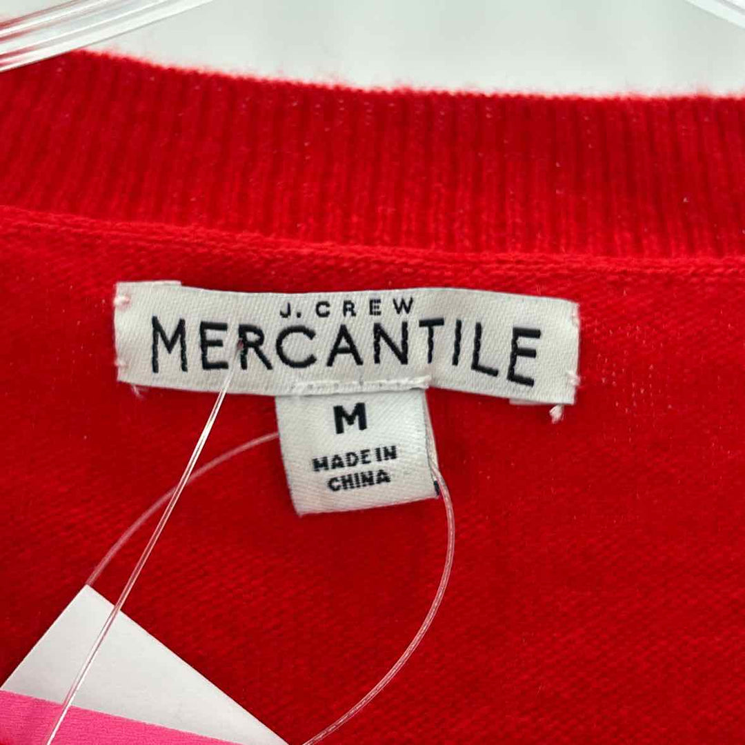 Size M J Crew Red Sweater