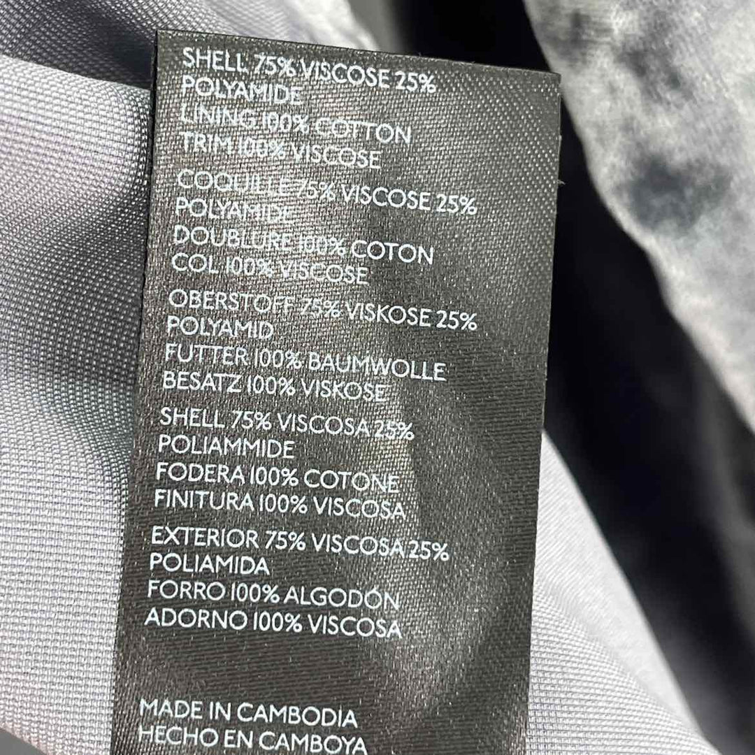 Size S Pilcro & the Letterpress Gray Velvet Shirt