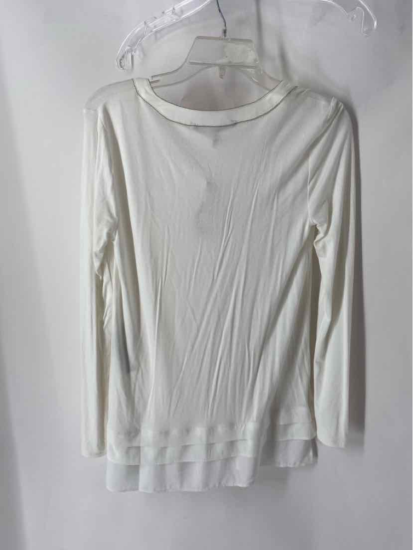 Size XS White House Black Market Cream Shirt