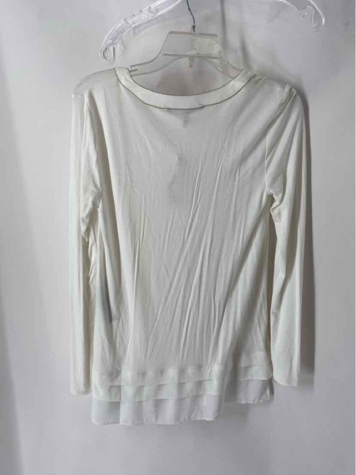 Size XS White House Black Market Cream Shirt