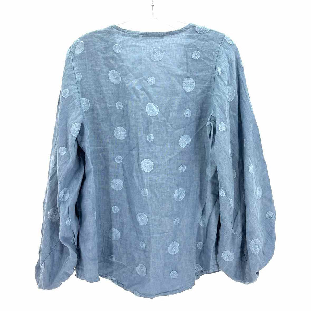 Size L CAMILLE & CO Blue Shirt
