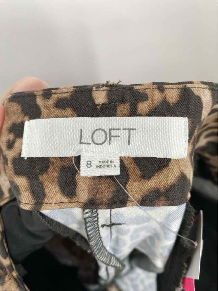 Size 8 LOFT Brown Pants