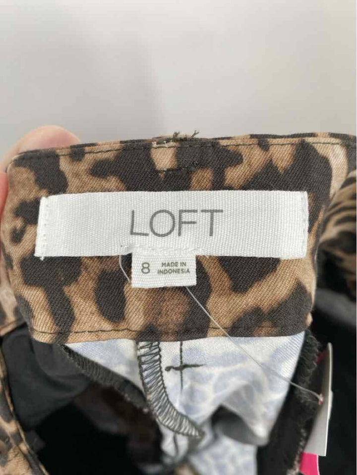 Size 8 LOFT Brown Pants