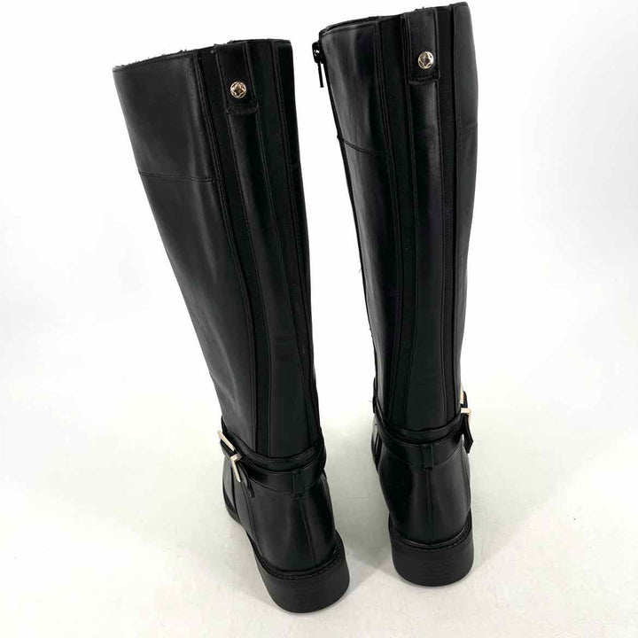 Shoe Size 8 KELLY & KATIE Black Faux Leather Boots