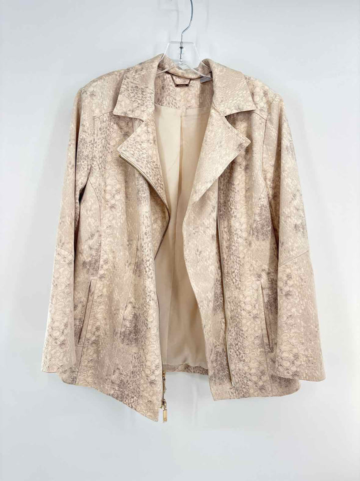 Size 12 Chico's Cream Jacket