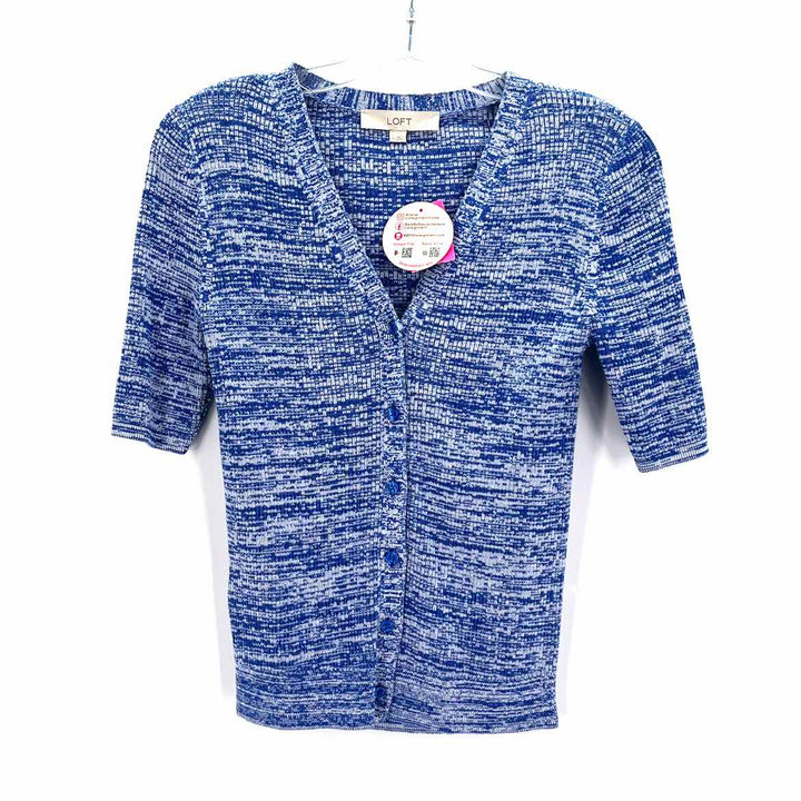 Size S LOFT Blue Print Sweater