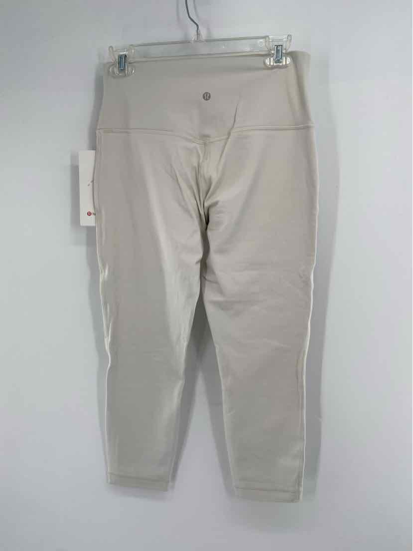 Size 10 Lululemon Ivory Capri