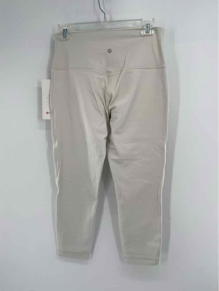 Size 10 Lululemon Ivory Capri