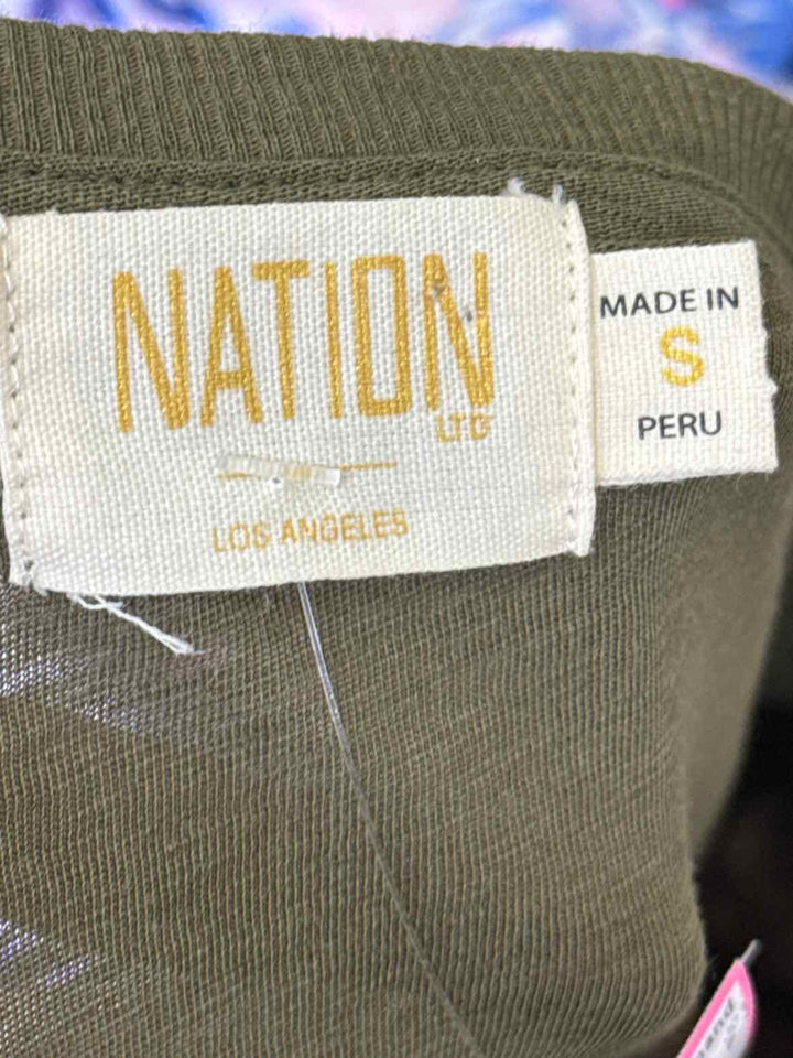 Size S NATION Olive Shirt