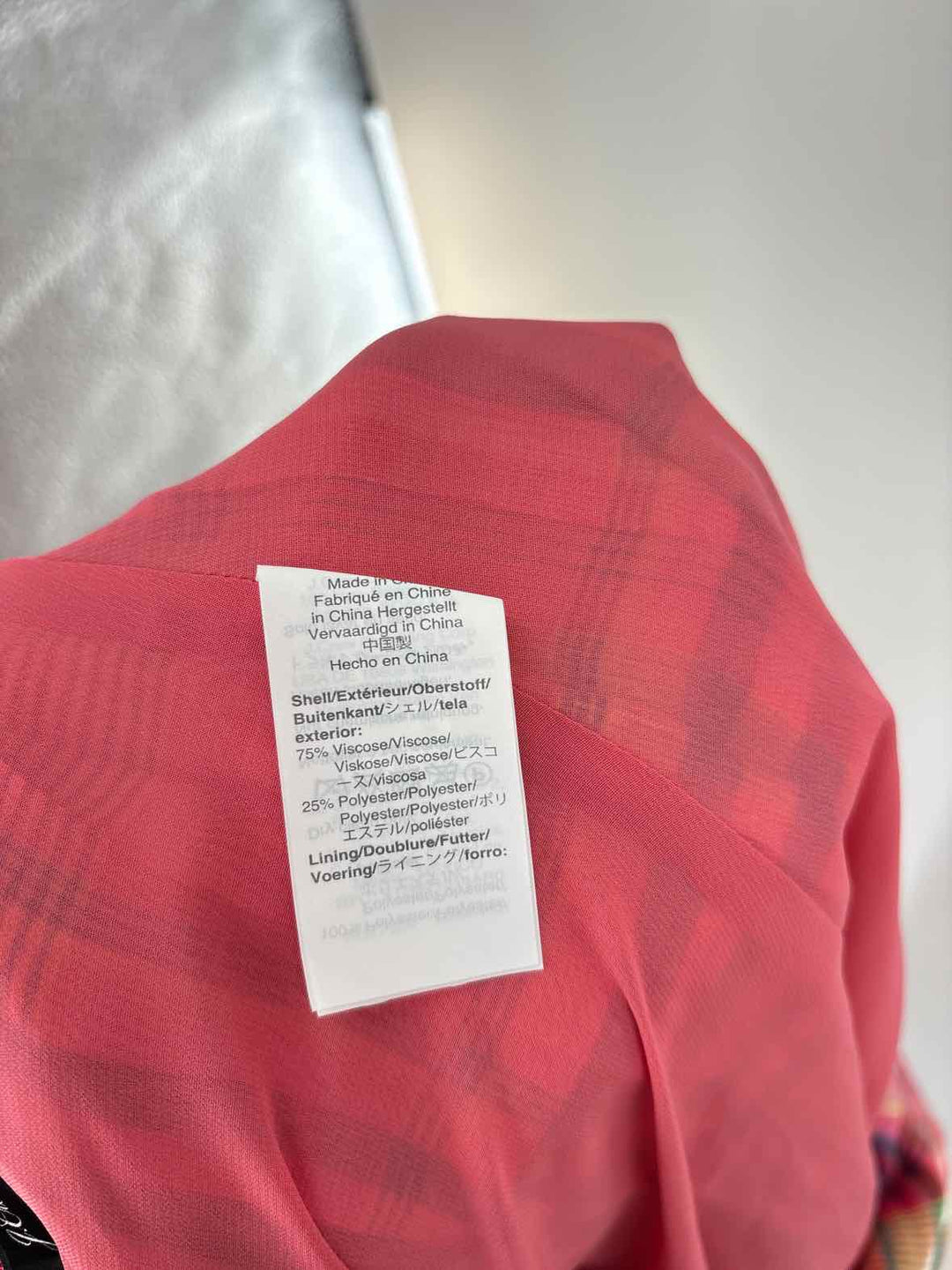 Size 8 J Crew PINK PRINT Skirt