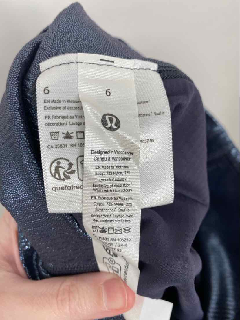 Size 6 Lululemon Blue Pants