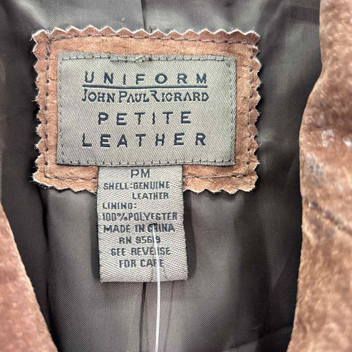 Size M Brown Leather Jacket