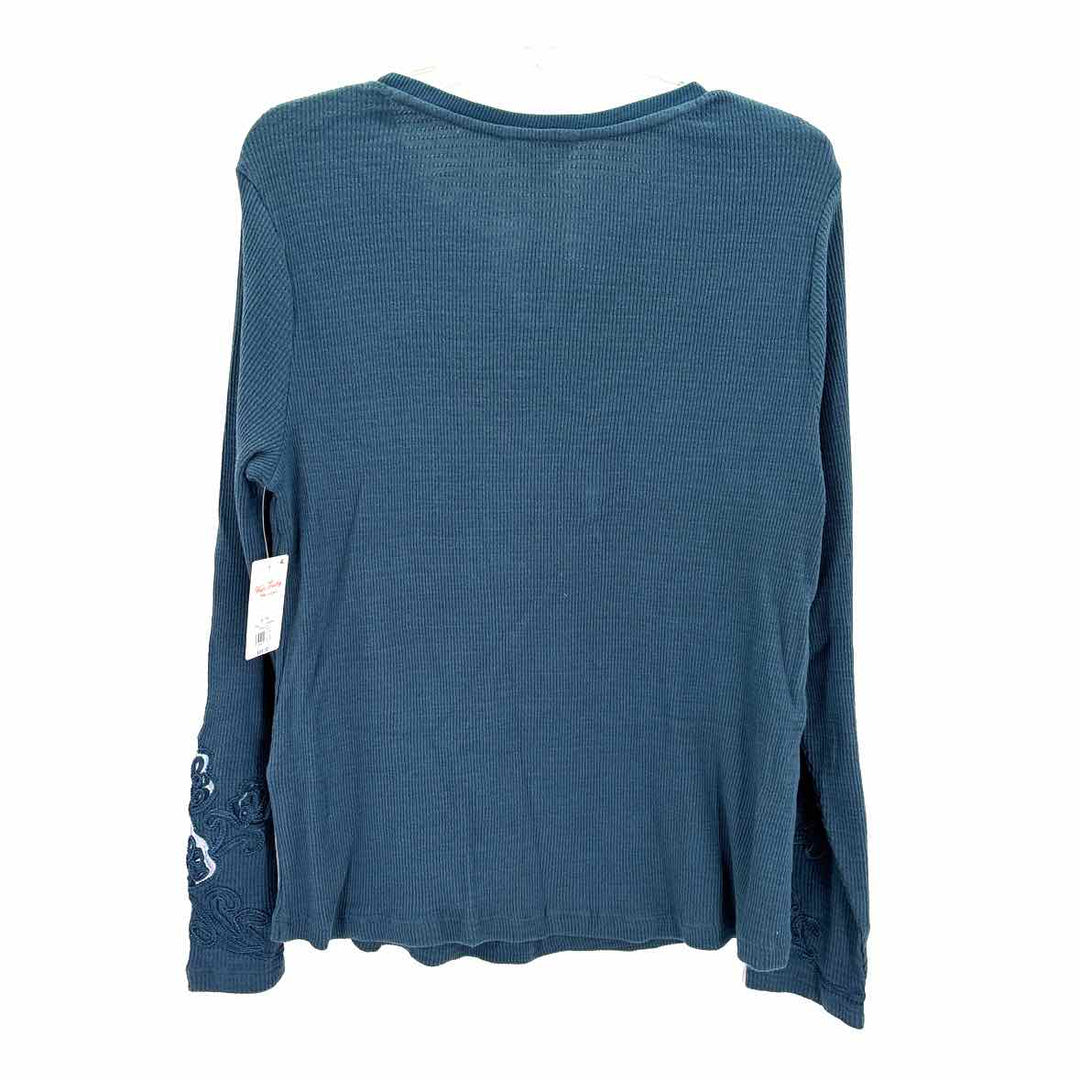 Size XL LUCKY Teal Thermal Shirt