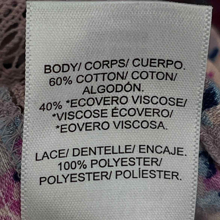 Size XL LUCKY Lavender Shirt
