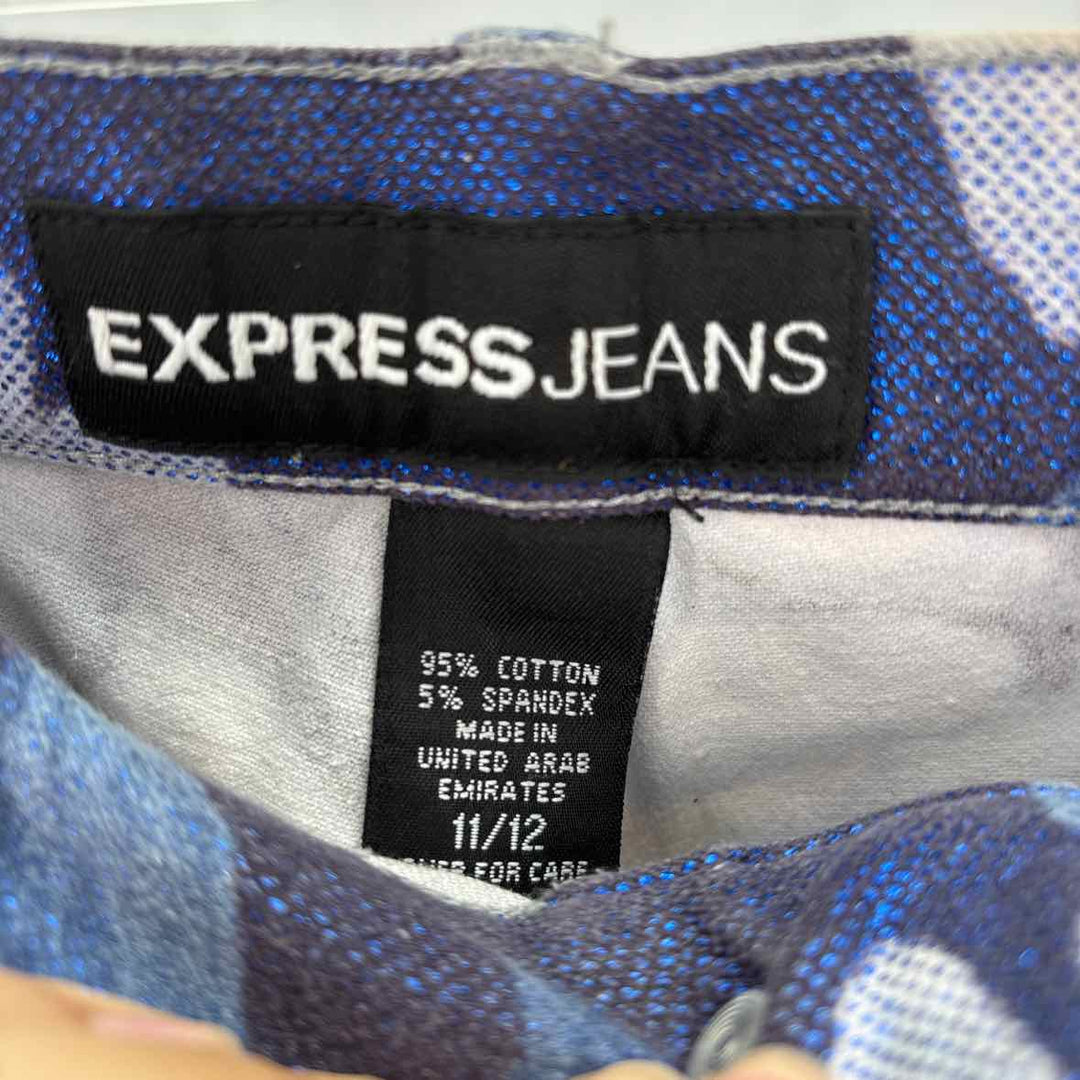Size 11/12 EXPRESS Blue Denim Jeans
