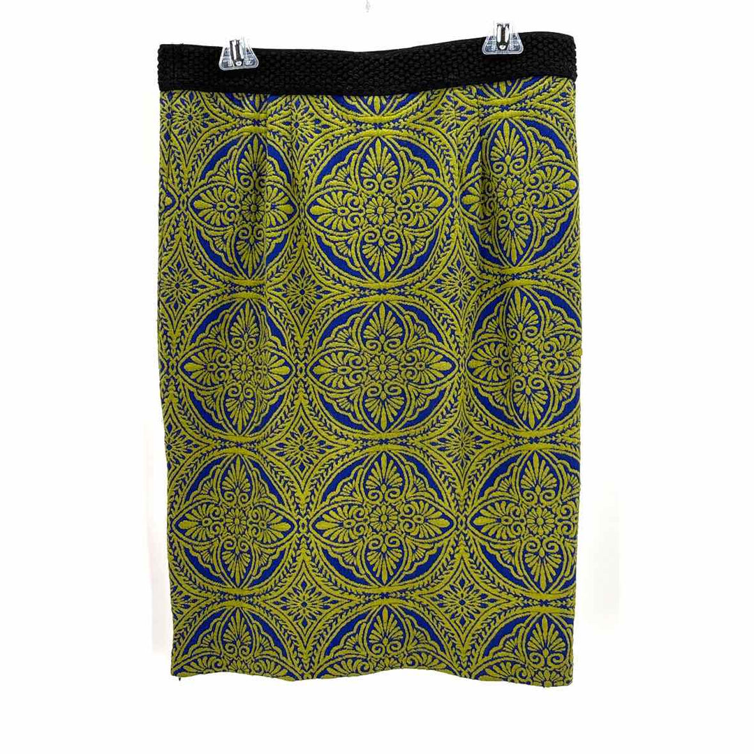 Size L MAEVE Green Print Skirt