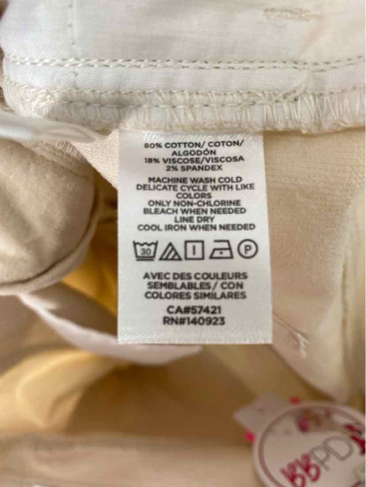 Size 8 LOFT Cream Pants
