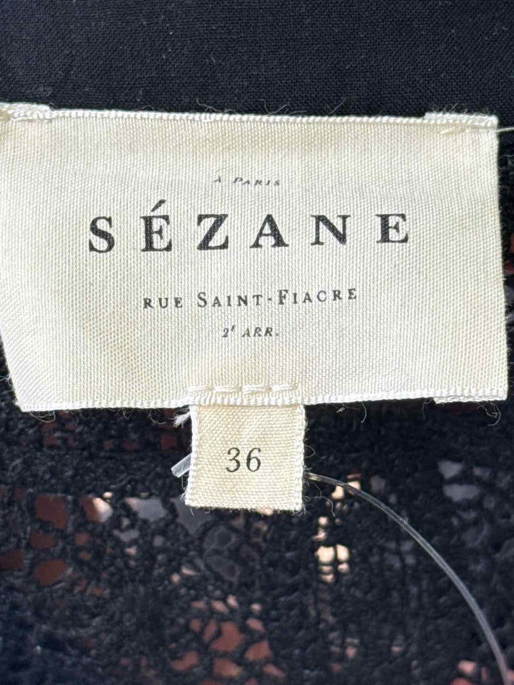 Size 36 SEZANE Black Shirt