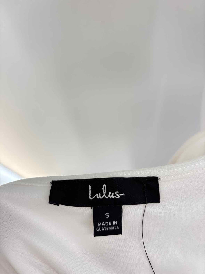Size S LULUS Cream Dress