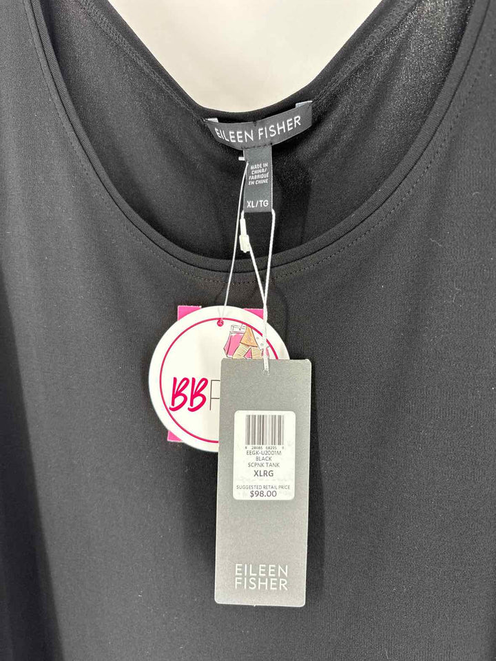 Size XL Eileen Fisher Black Shirt