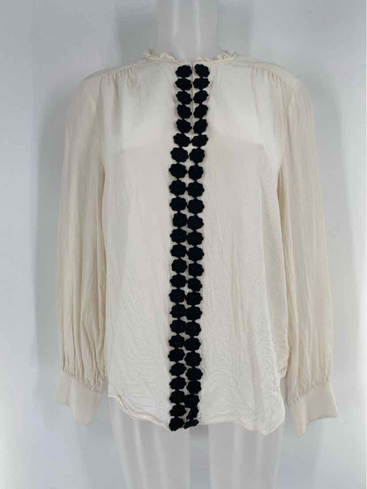 Size L Kate Spade Cream Shirt