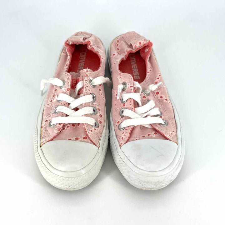 Shoe Size 6 Converse Pale Pink Canvas Sneakers