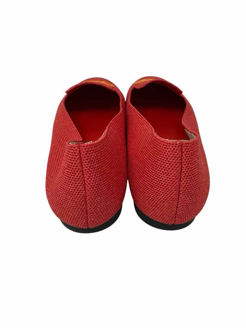 Shoe Size 40 VIVAIA Orange Knit Flats