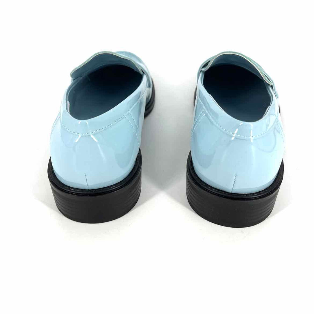 Shoe Size 10 Nine West Blue Patent Flats