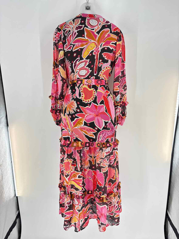 Size M FARM RIO Multi-Color Dress