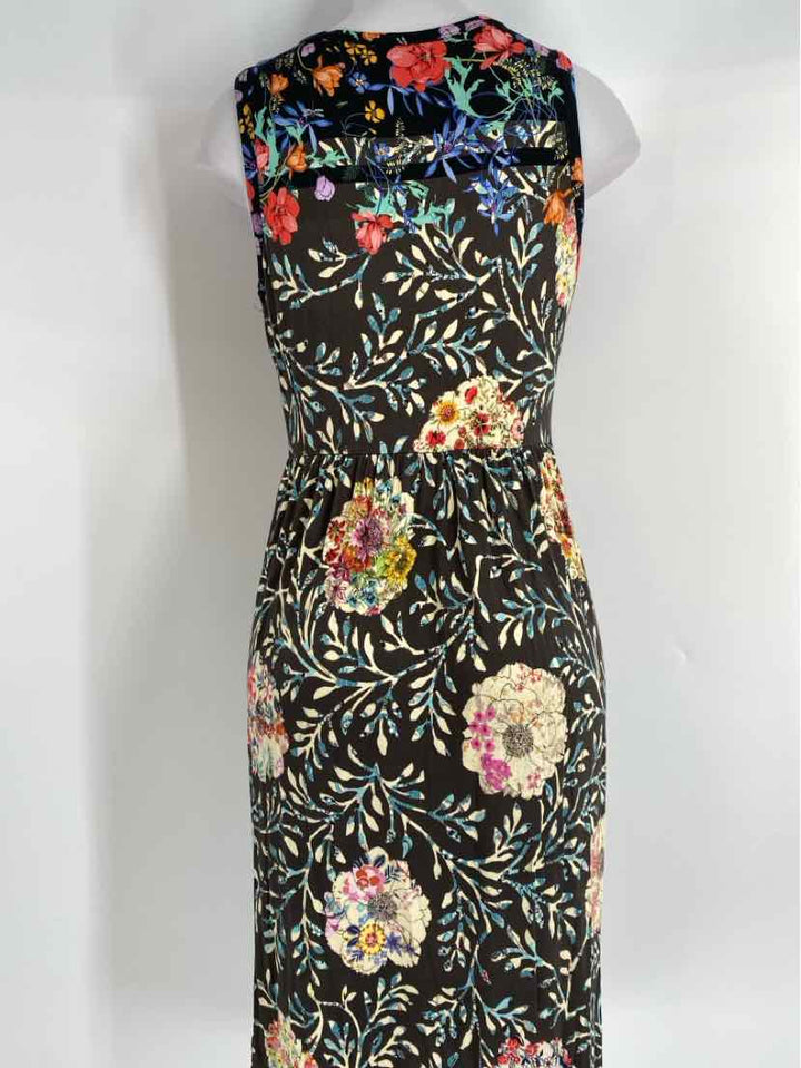 Size S Johnny Was Brown Print Dress