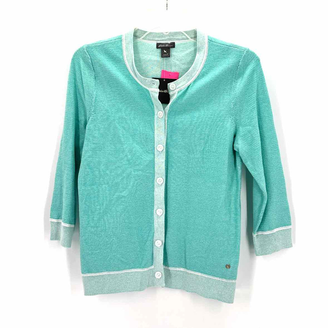 Size S EDDIE BAUER Aqua Knit Sweater