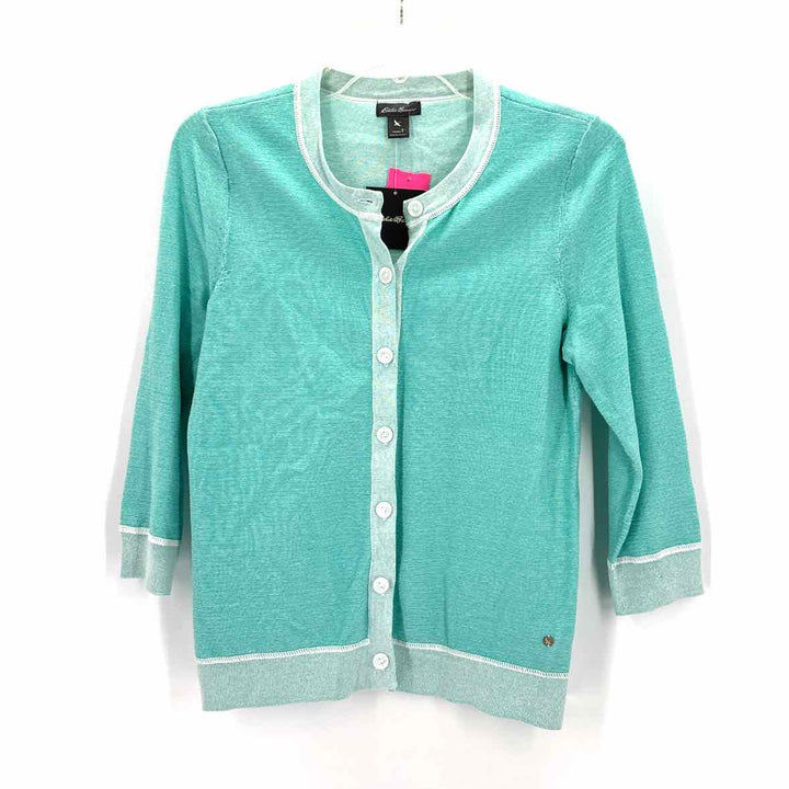 Size S EDDIE BAUER Aqua Knit Sweater
