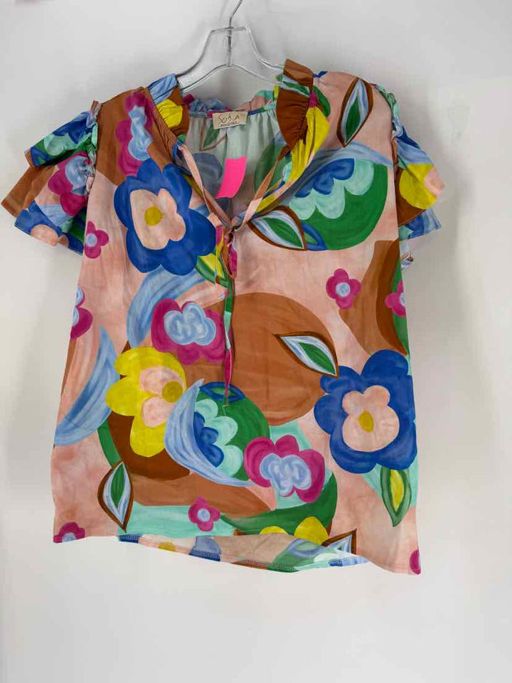 Size L SOFIA VERGARA Multi-Color Cotton Shirt