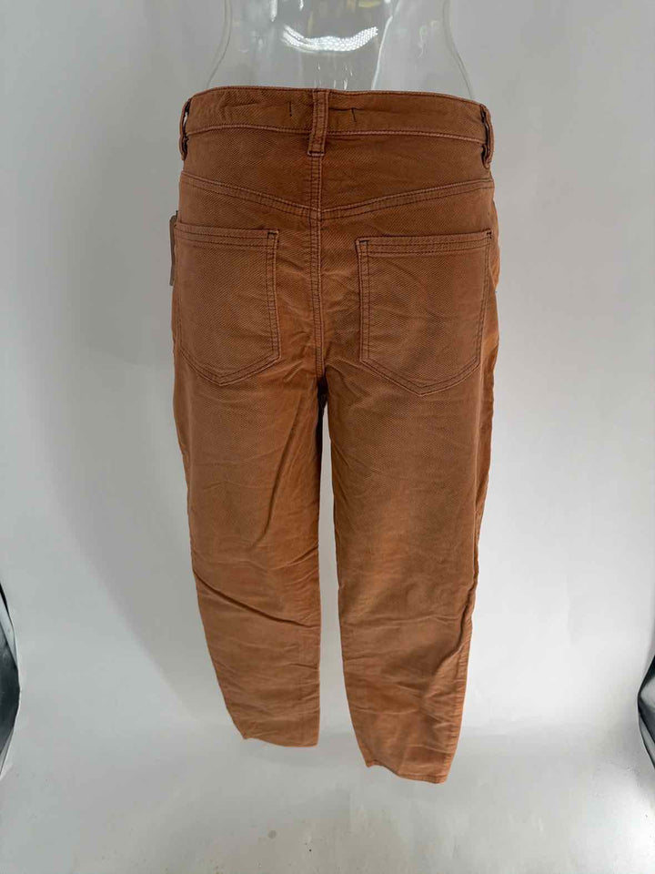 Size 30 FREE PEOPLE Tan Velour Pants