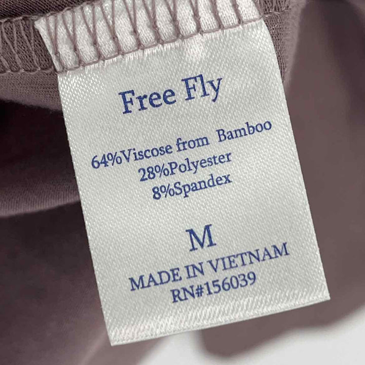 Size M FREE FLY Purple Cotton Shirt