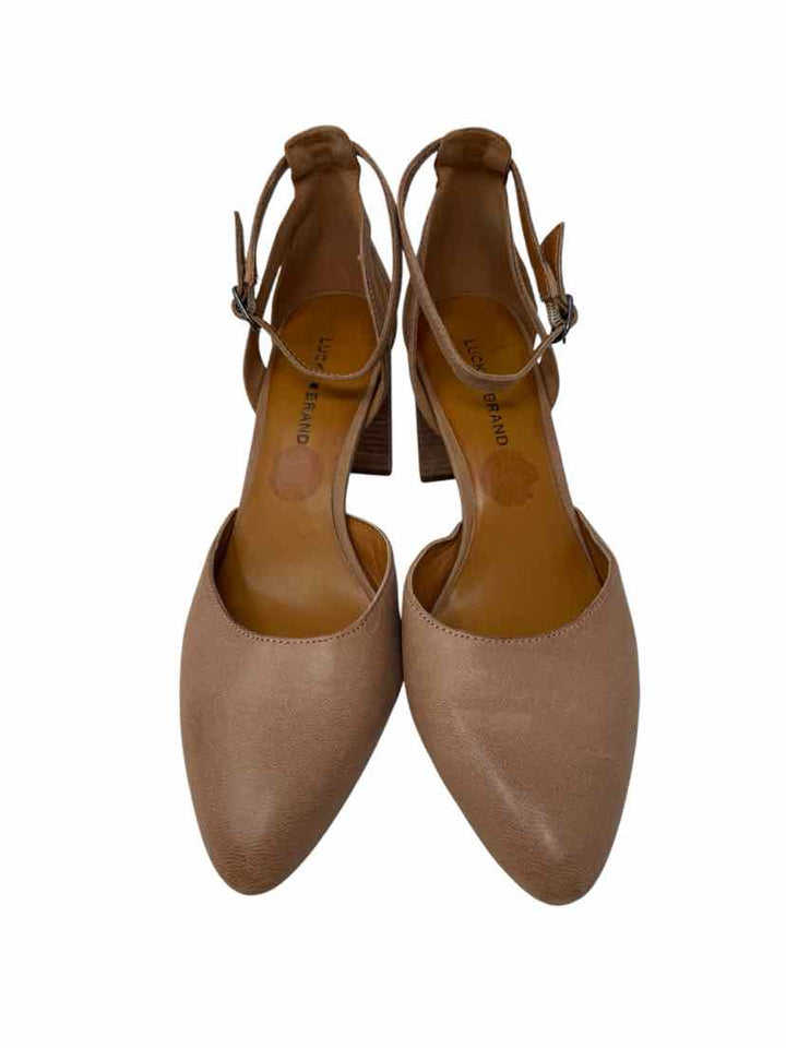 Shoe Size 8.5 LUCKY Tan Leather Pumps