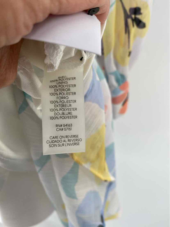 Size 12 Calvin Klein White Dress