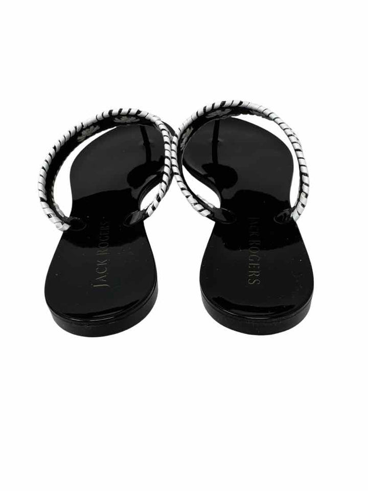 Shoe Size 9 Jack Rogers Black/White Sandals
