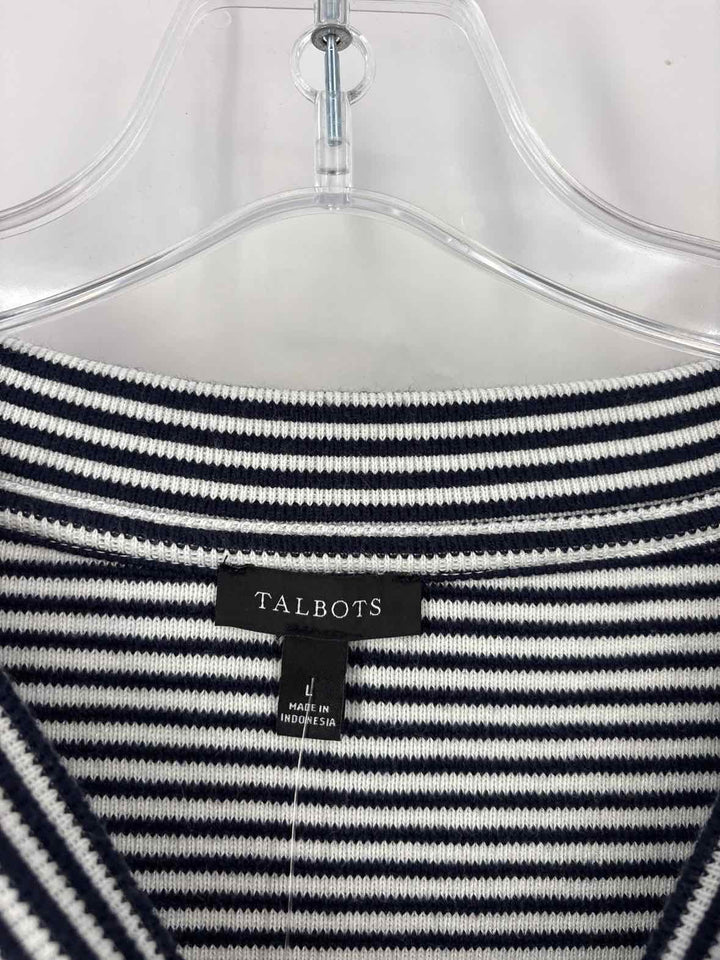 Size L Talbots Navy Sweater