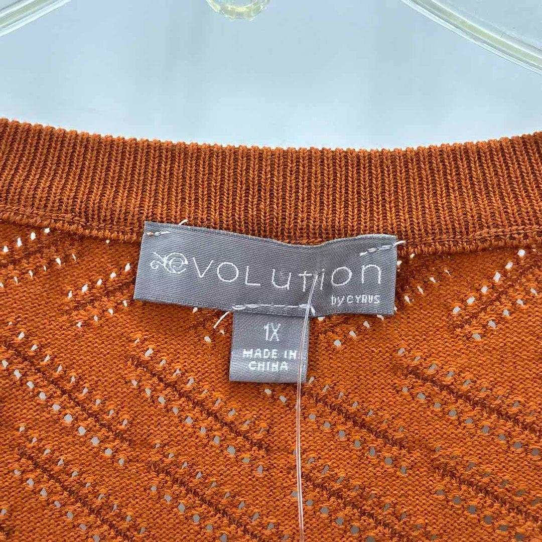 Size 1X Pumpkin Sweater