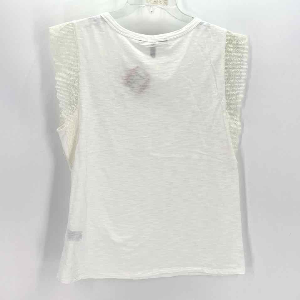 Size M White House Black Market Ivory Shirt