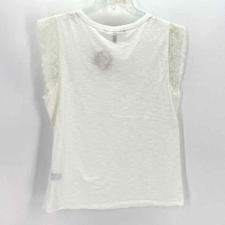 Size M White House Black Market Ivory Shirt