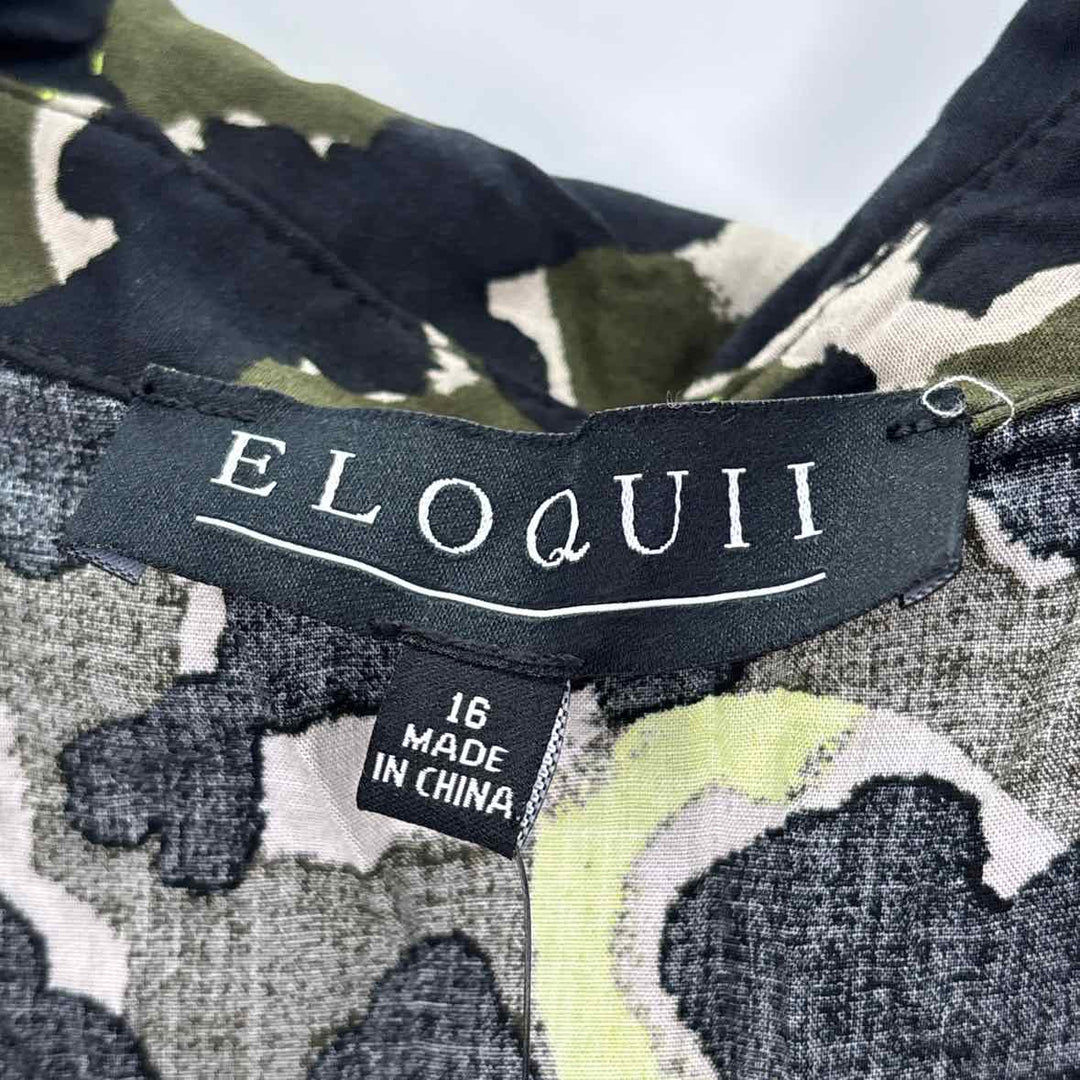 Size 16 ELOQUII Green Dress